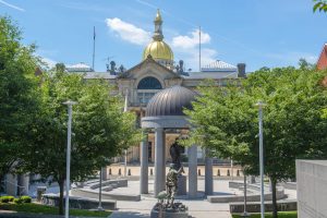 NJ State House on a sunny day