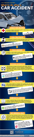 Infographic: A car accident lawyer explains what to do after a car accident